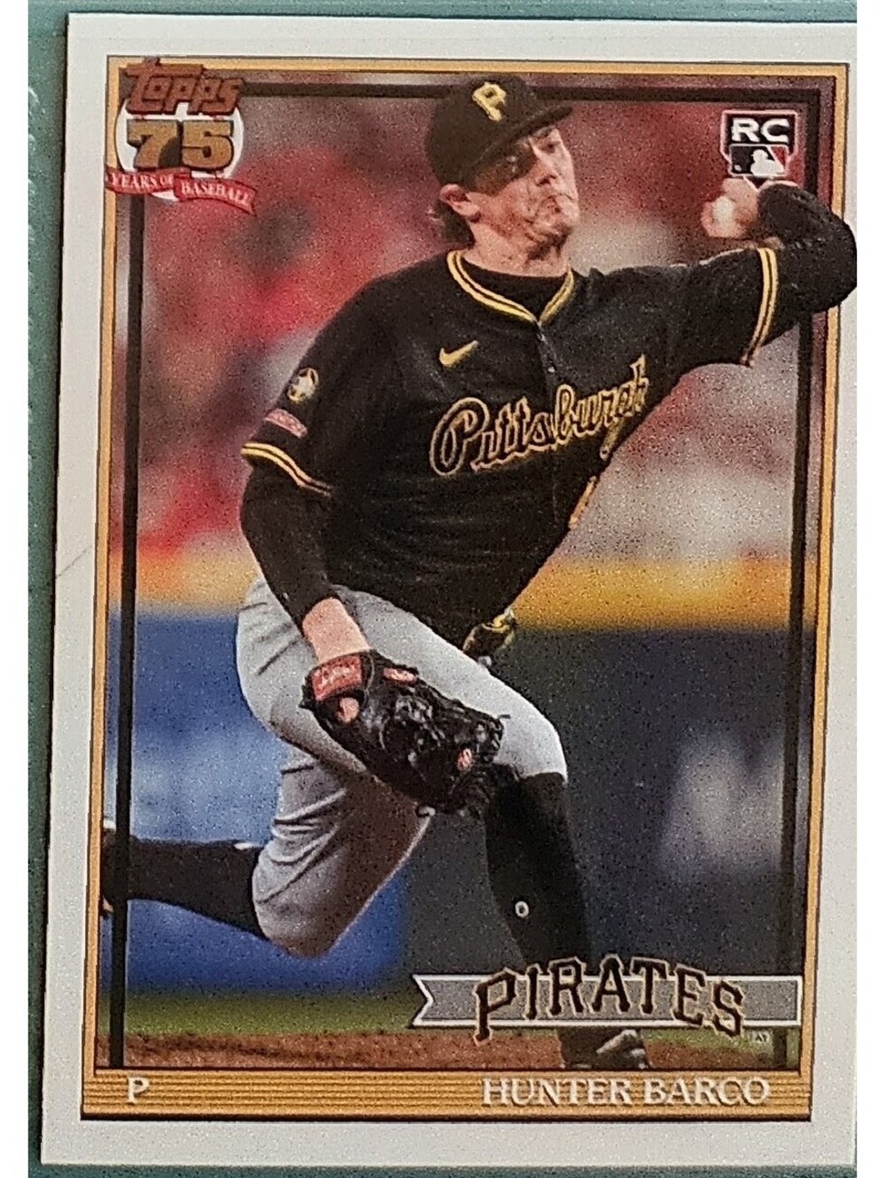 2026 Topps Hunter Barco 1991 Topps Baseball 35th Anniversary RC #91B2-15 Pirates